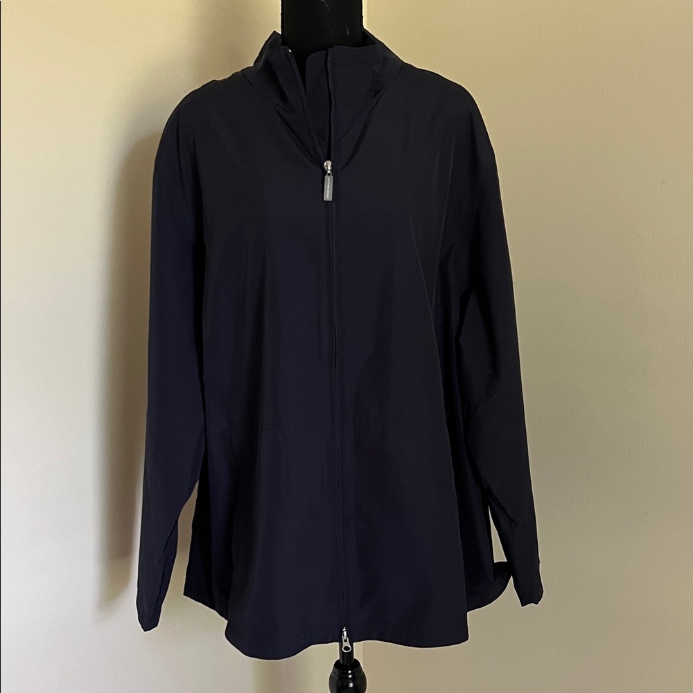 Cutter & Buck Dark Blue Full-Zip Jacket